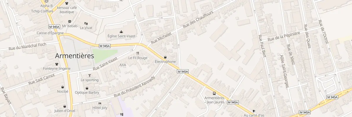 Plan du 3 Rue de la Lys à Armentières