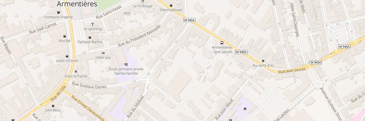 Plan du 28 Rue Arthur Defer à Armentières