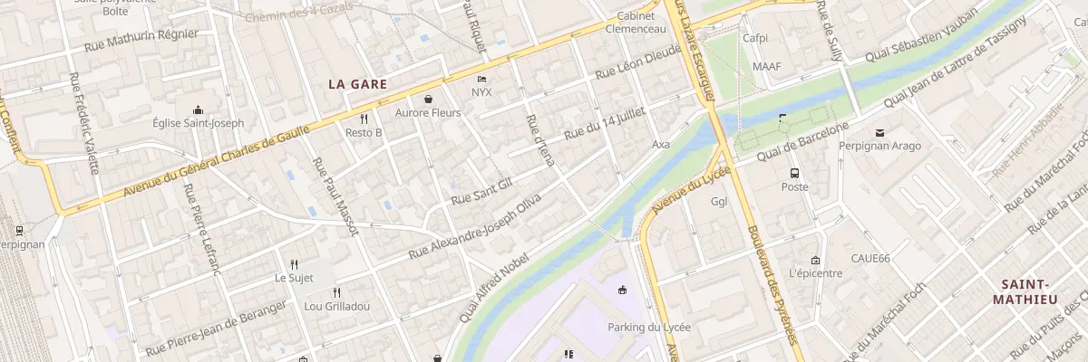 Plan du 29B Rue Oliva à Perpignan