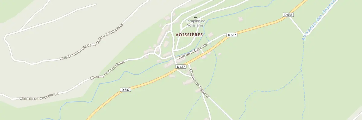 Plan du 179 Voissieres à Chambon-sur-Lac