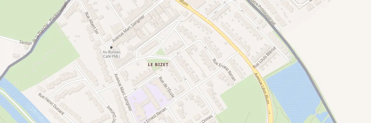 Plan du 33 Rue Ernest Renan à Armentières