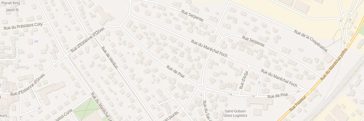 Plan du 22 Rue de Pise à Thourotte