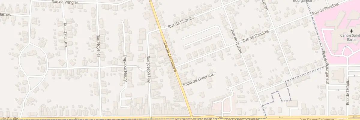Plan du 1120 Rue de Courtaigne à Noyelles-sous-Lens