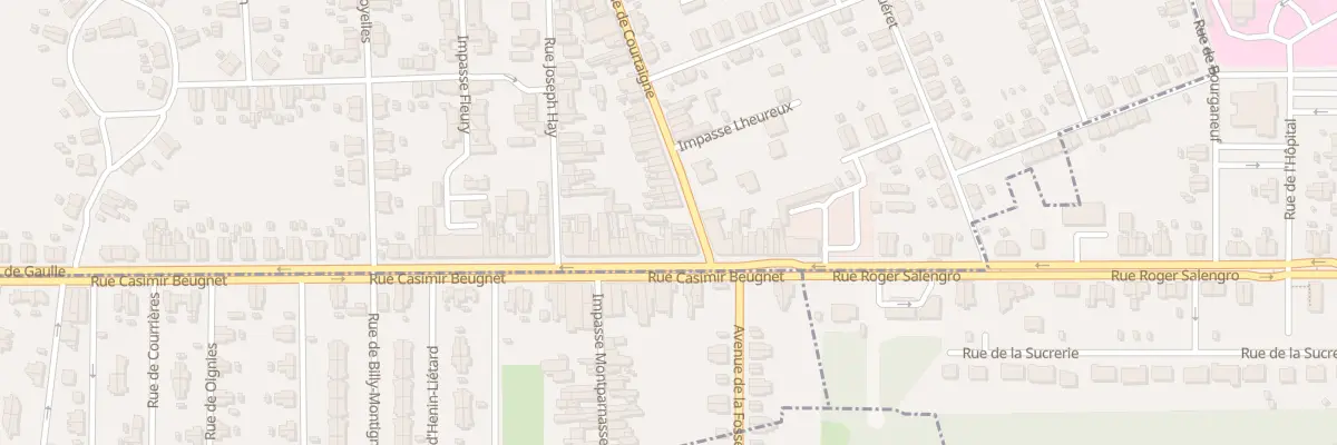 Plan du 1235 Rue de Courtaigne à Noyelles-sous-Lens