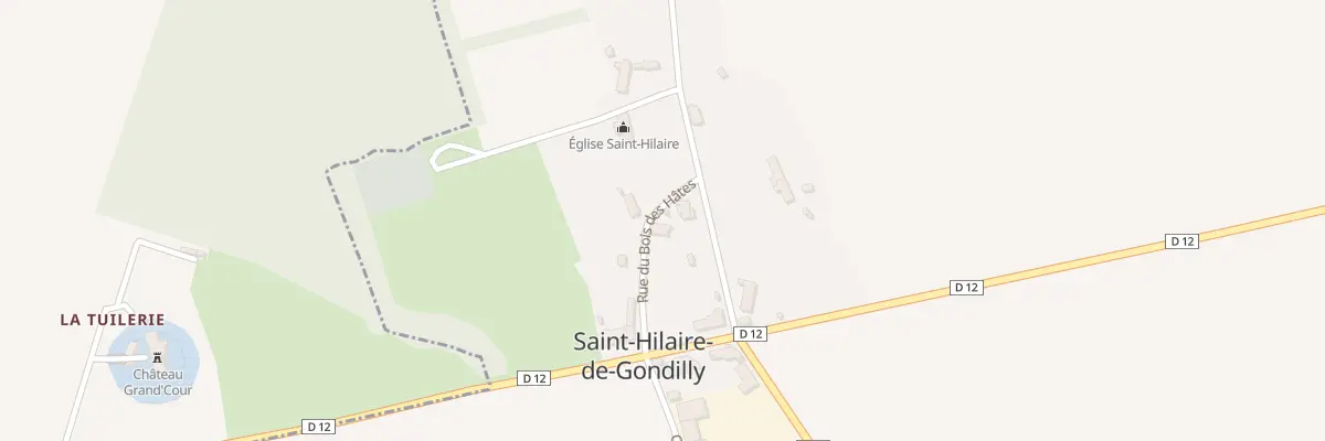 Plan du 2 Rue du Bois des Hâtes à Saint-Hilaire-de-Gondilly