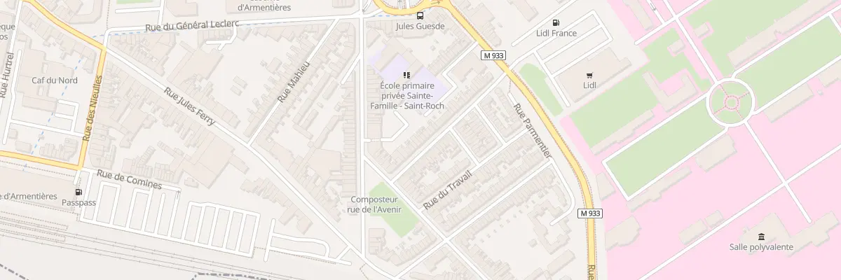 Plan du 11 Rue de la Cite à Armentières