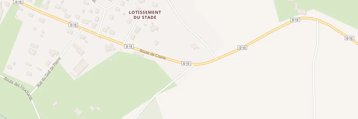 Plan du 63 Rte de Cosne à Boulleret