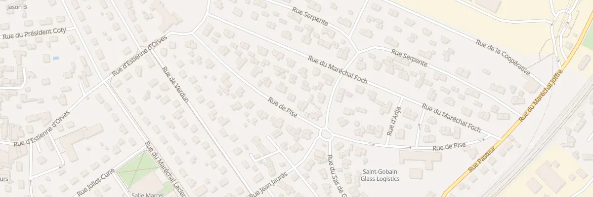 Plan du 20 Rue de Pise à Thourotte