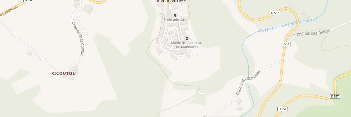 Plan du 5030 Castelnau à Castelnau-de-Mandailles