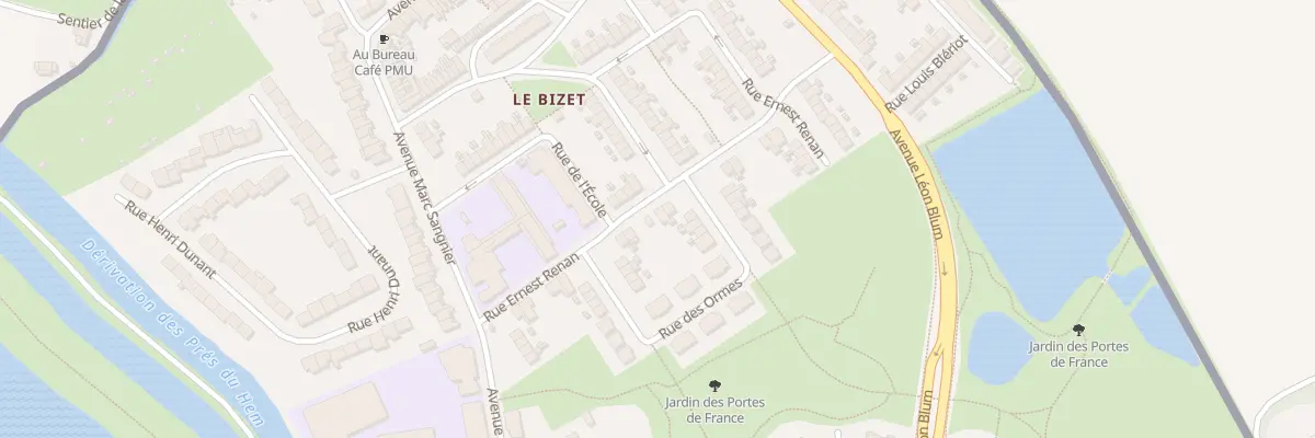 Plan du 30 Rue Ernest Renan à Armentières