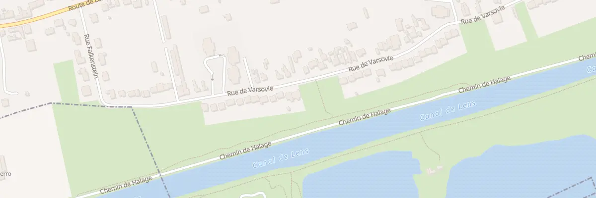 Plan du 74 Rue de Varsovie à Harnes