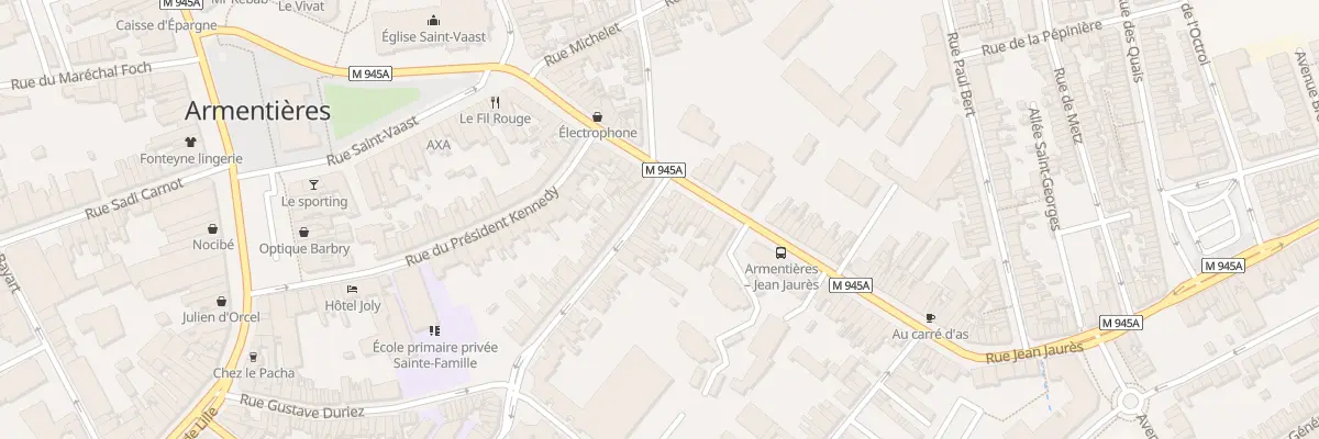 Plan du 56 Rue Arthur Defer à Armentières