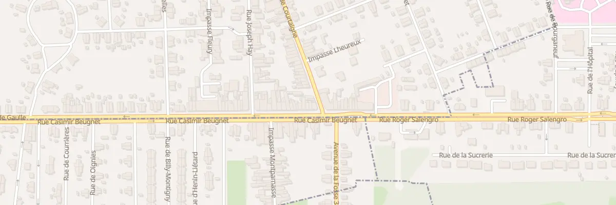 Plan du 129 Rue du General de Gaulle à Noyelles-sous-Lens