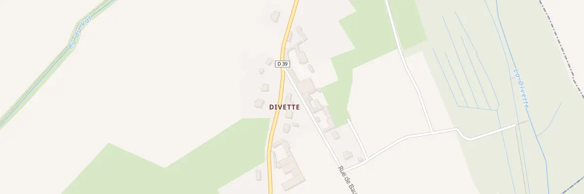 Plan du 23 Rue de la Divette à Dives