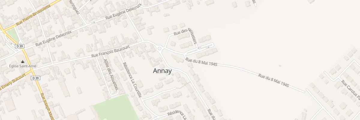 Plan du 5 Rue du 8 Mai 1945 à Annay