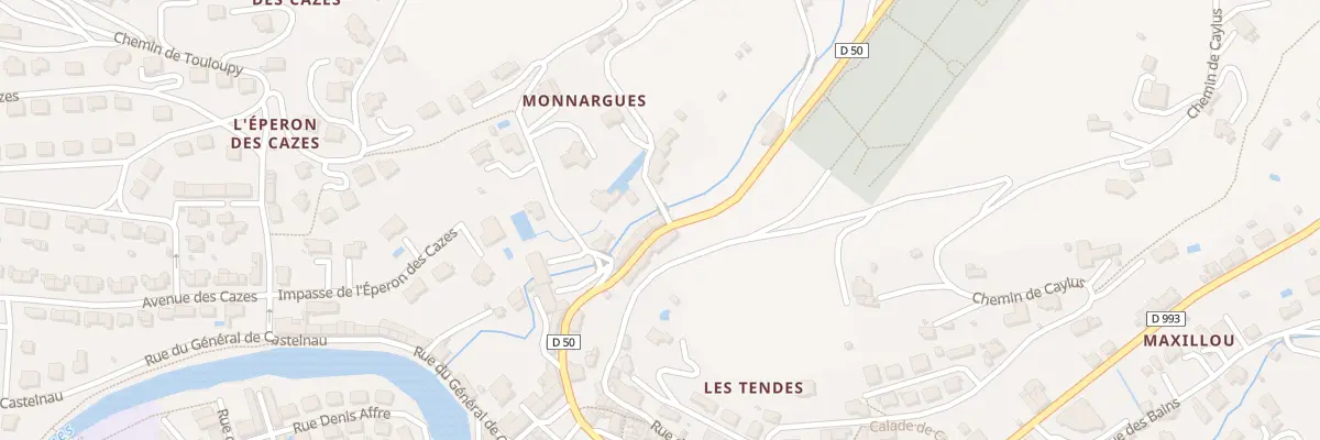 Plan du 21 Av du Doc Blancard à Saint-Affrique