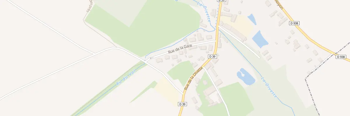 Plan du 8 Rue de la Gare à Dives