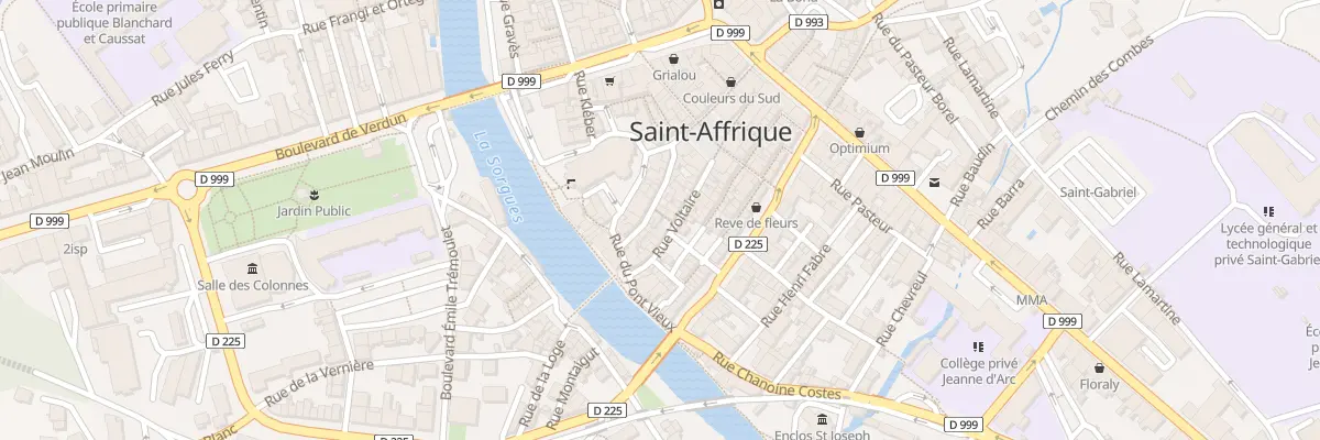Plan du 15 Rue Jean-Jacques Rousseau à Saint-Affrique
