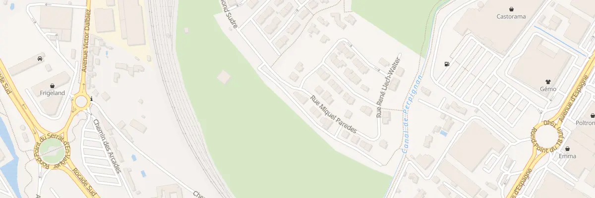 Plan du 2 Rue Miquel Paredes à Perpignan
