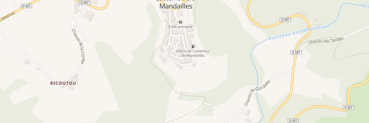 Plan du 5021 Castelnau à Castelnau-de-Mandailles