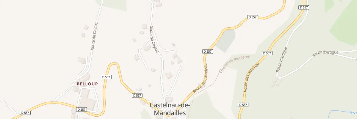 Plan du 5296 La Cavalerie à Castelnau-de-Mandailles