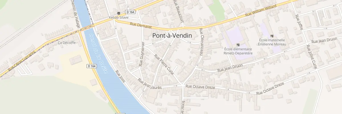 Plan du 11 Rue Alexandre Davroux à Pont-à-Vendin