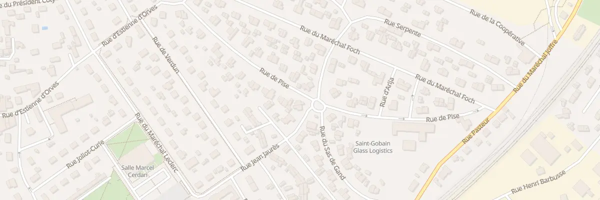 Plan du 7 Rue de Pise à Thourotte