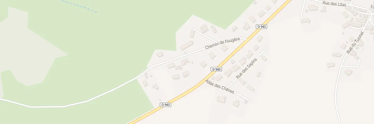 Plan du 3 Che de Fougere à Saint-Ours
