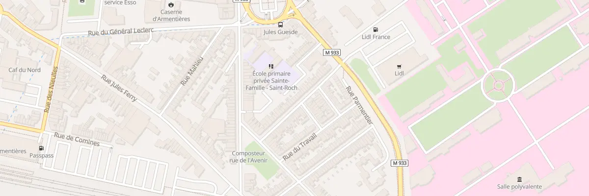 Plan du 25 Rue de la Cite à Armentières