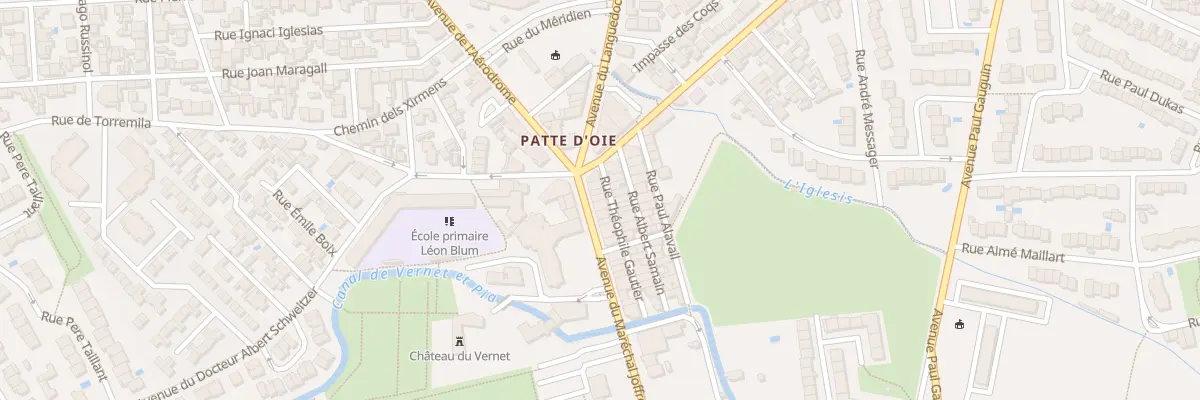 Plan du 330 Av du Mal Joffre à Perpignan