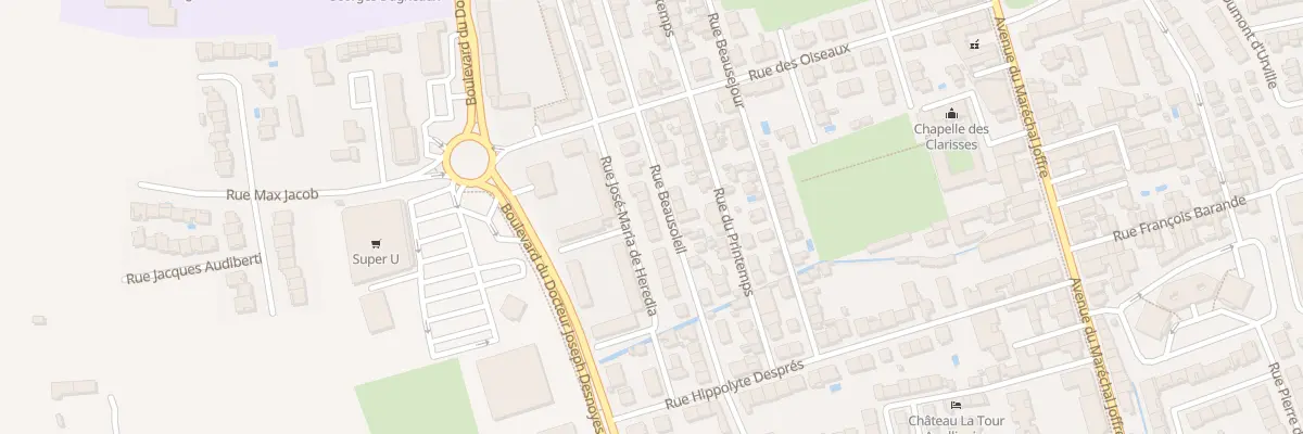 Plan du 23 Rue Beausoleil à Perpignan