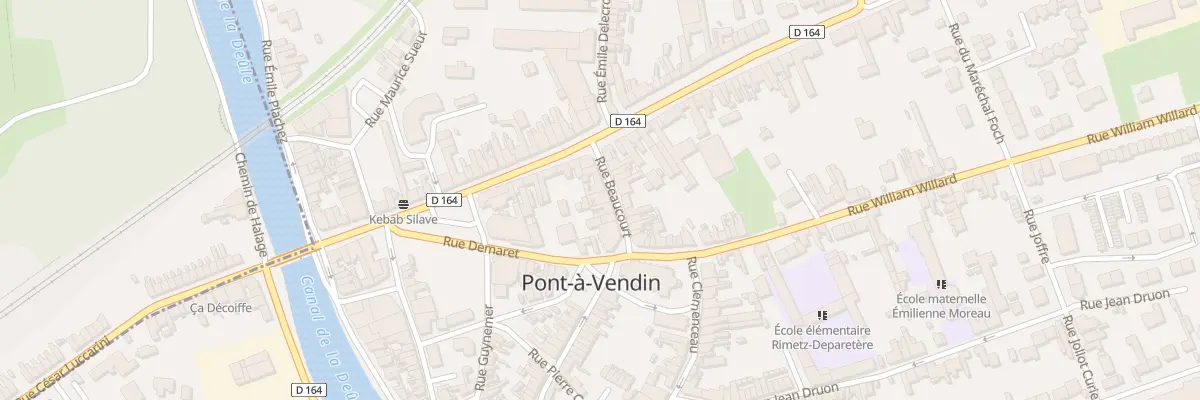 Plan du 6 Rue Beaucourt à Pont-à-Vendin