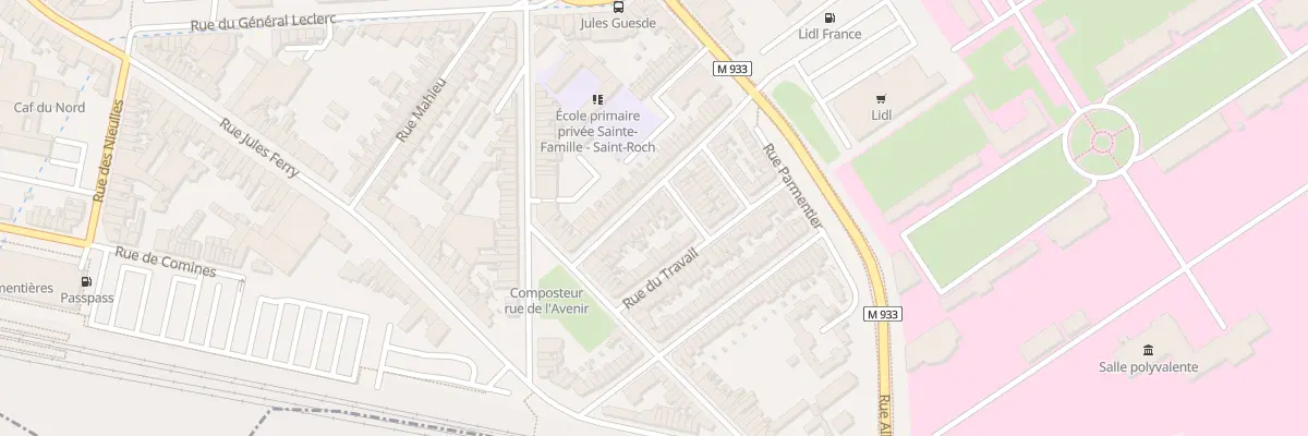 Plan du 24 Rue de la Cite à Armentières