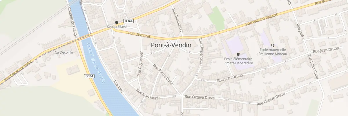 Plan du 21 Rue Alexandre Davroux à Pont-à-Vendin