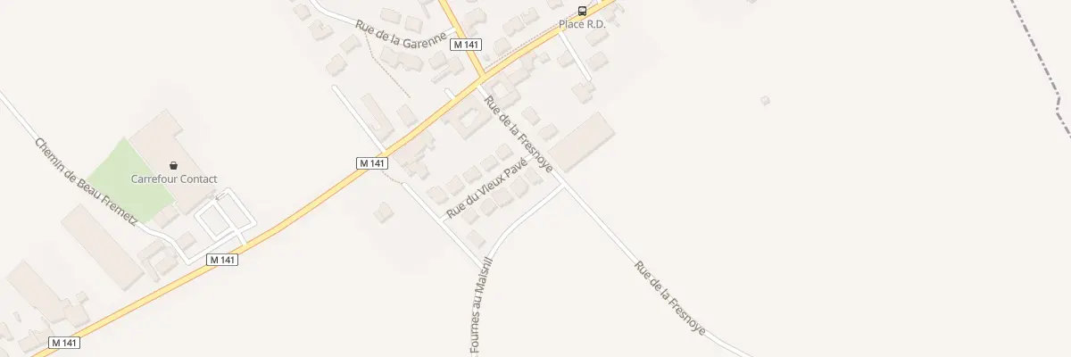 Plan du 2 Rue du Vieux Pavé au Maisnil