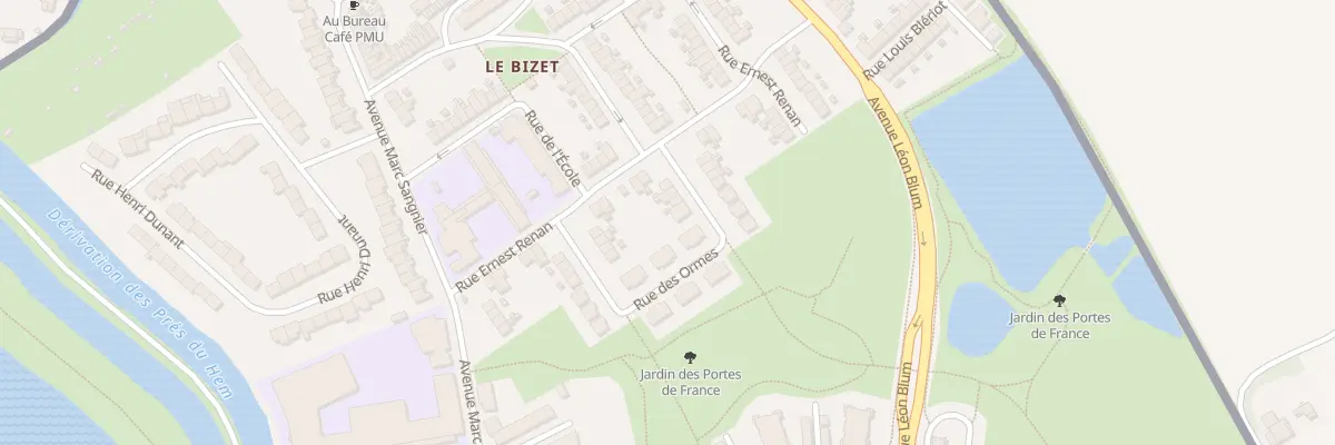 Plan du 40 Rue Ernest Renan à Armentières