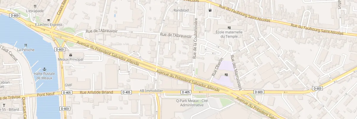 Plan du 40D Rue de la Coulommiere à Meaux