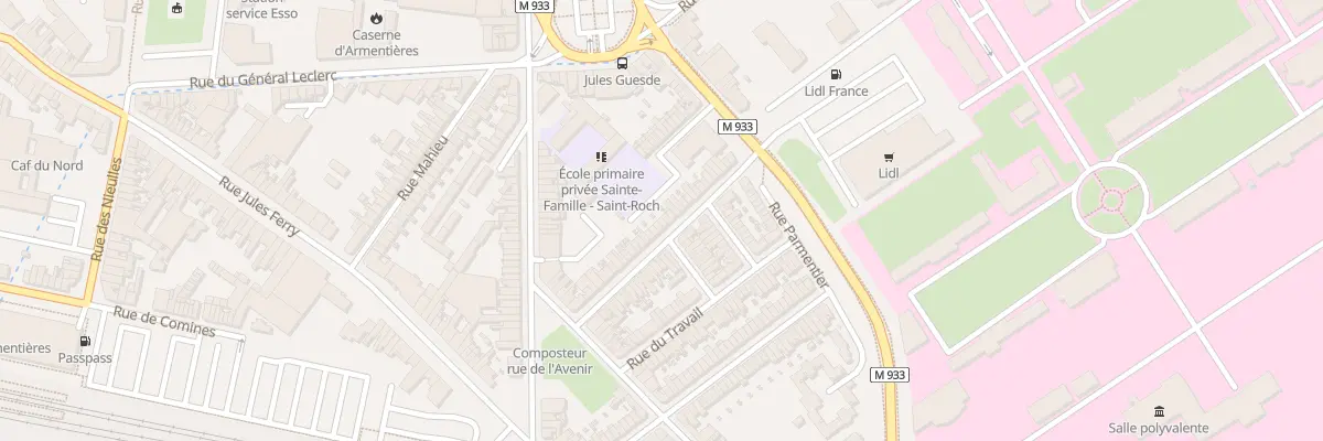 Plan du 29 Rue de la Cite à Armentières
