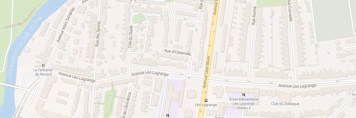 Plan du 40 Rue d’Osterode à Armentières