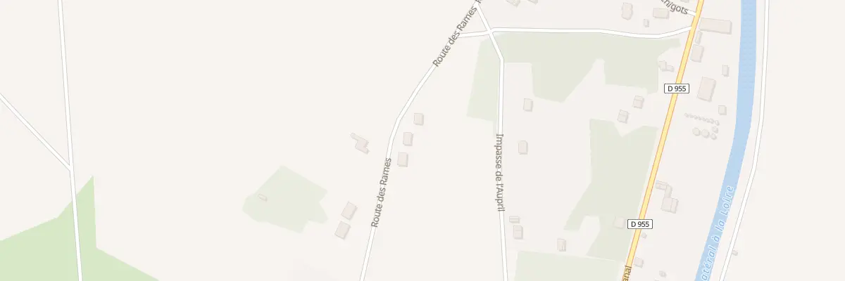 Plan du 40 Rte des Rames à Bannay