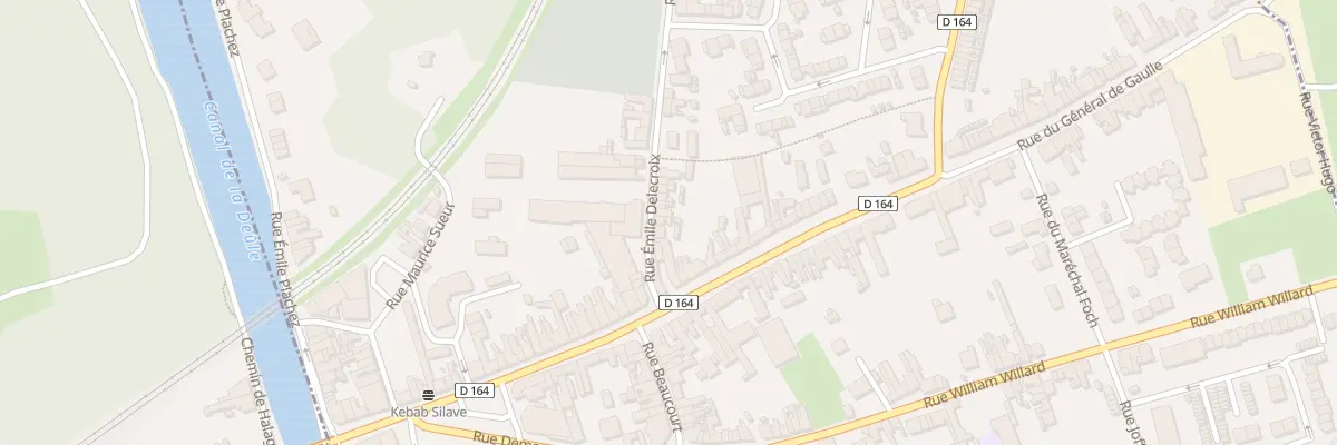 Plan du 5 Rue Delecroix à Pont-à-Vendin