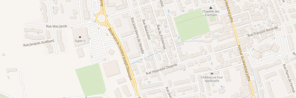 Plan du 9 Rue Beausoleil à Perpignan