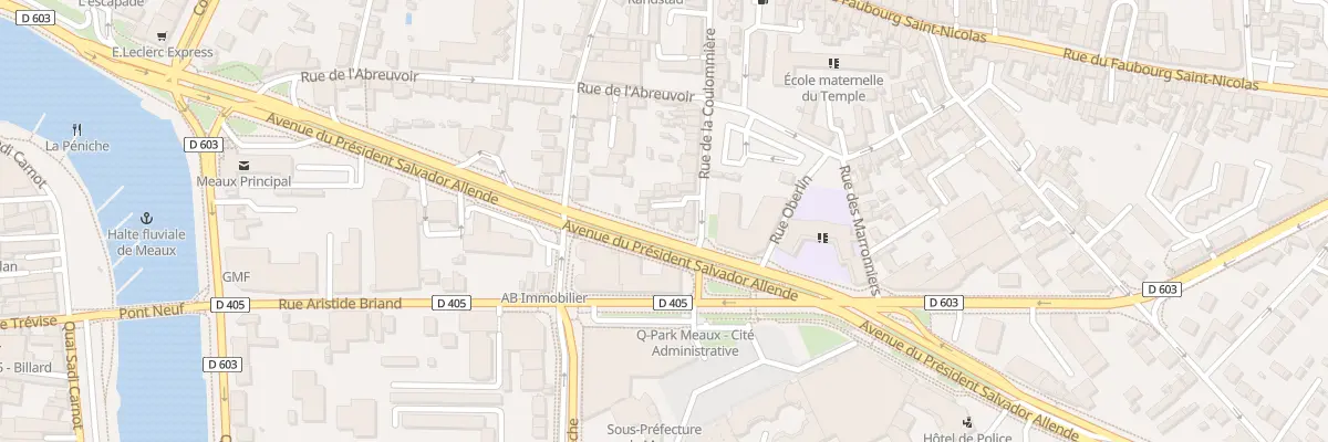 Plan du 40K Rue de la Coulommiere à Meaux