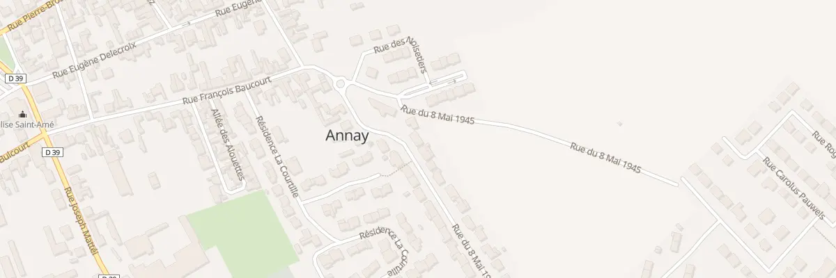 Plan du 22 Rue du 8 Mai 1945 à Annay