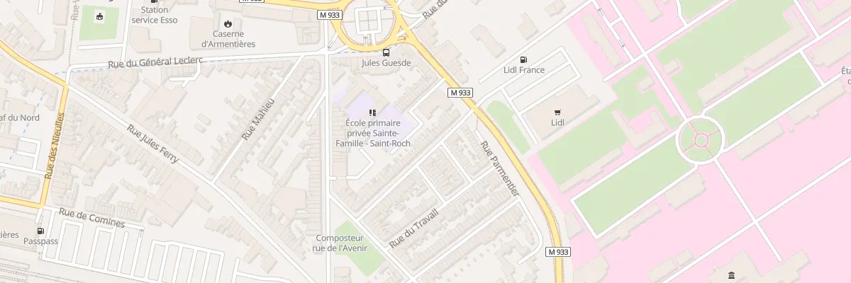 Plan du 39 Rue de la Cite à Armentières