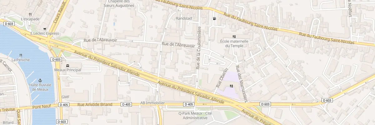 Plan du 28 Rue de la Coulommiere à Meaux