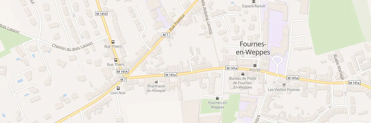 Plan du 1027 Rue Faidherbe à Fournes-en-Weppes