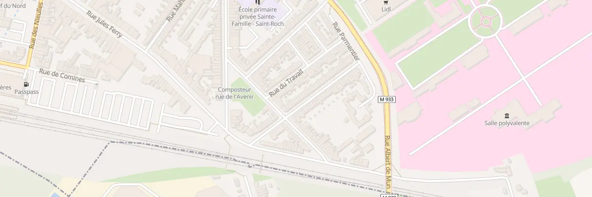 Plan du 28 Rue de l’Epargne à Armentières