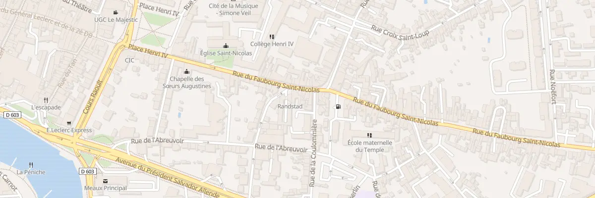 Plan du 38 Rue du Faubourg Saint Nicolas à Meaux