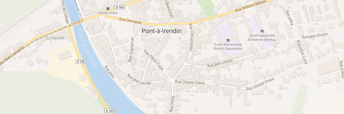 Plan du 7 Rue Pierre Curie à Pont-à-Vendin